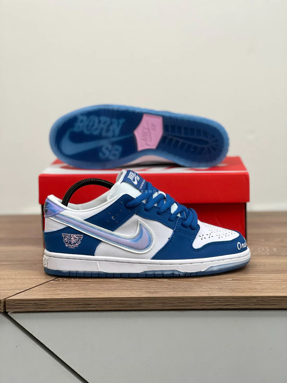 Nike sb azules y blancas best sale